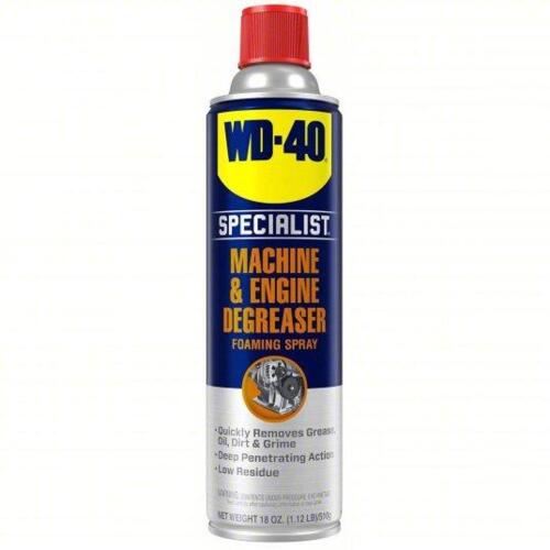 DESCRIPTION: (2) MACHINE & ENGINE DEGREASER BRAND/MODEL: WD 40 300070 SIZE: 18oz RETAIL$: 48.2 QTY: 2