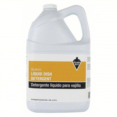 DESCRIPTION: (2) LIQUID DISH DETERGENT BRAND/MODEL: TOUGH GUY 20JK45 SIZE: 1 GAL RETAIL$: 96.2 QTY: 2