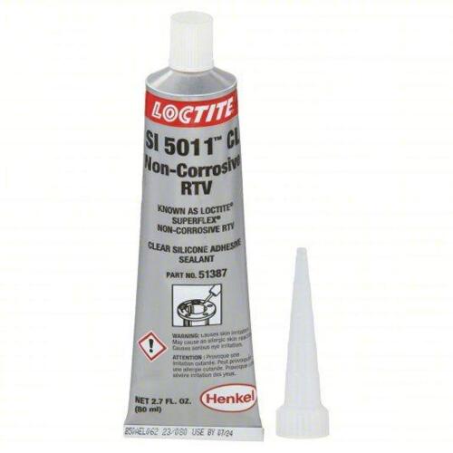 DESCRIPTION: (6) CLEAR SILICONE SEALANT BRAND/MODEL: LOCTITE 234323 SIZE: 3 OZ RETAIL$: 167.57 QTY: 6