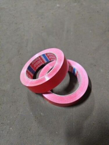 DESCRIPTION: (1) BOX OF (72) ROLLS OF TAPE INFORMATION: RED SIZE: 1" X 72 YDS RETAIL$: $20.40 EA QTY: 1