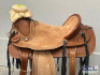 WESTERN BARREL RACING SHOW HORSE SADDLE WITH TACK SET - 4