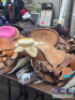 WESTERN BARREL RACING SHOW HORSE SADDLE WITH TACK SET - 8
