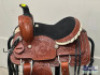 WESTERN BARREL RACING SHOW HORSE SADDLE WITH TACK SET - 6