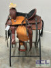 WESTERN BARREL RACING SHOW HORSE SADDLE WITH TACK SET - 2