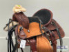 WESTERN BARREL RACING SHOW HORSE SADDLE WITH TACK SET - 5