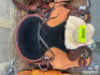 WESTERN BARREL RACING SHOW HORSE SADDLE WITH TACK SET - 14