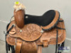 WESTERN BARREL RACING SHOW HORSE SADDLE WITH TACK SET - 4