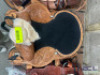 WESTERN BARREL RACING SHOW HORSE SADDLE WITH TACK SET - 11