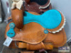 WESTERN BARREL RACING SHOW HORSE SADDLE WITH TACK SET - 7