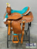 WESTERN BARREL RACING SHOW HORSE SADDLE WITH TACK SET - 2