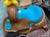WESTERN BARREL RACING SHOW HORSE SADDLE WITH TACK SET - 10