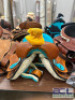 WESTERN BARREL RACING SHOW HORSE SADDLE WITH TACK SET - 12