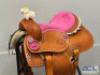 WESTERN BARREL RACING SHOW HORSE SADDLE WITH TACK SET