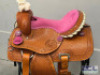 WESTERN BARREL RACING SHOW HORSE SADDLE WITH TACK SET - 3