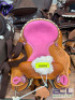 WESTERN BARREL RACING SHOW HORSE SADDLE WITH TACK SET - 6