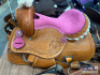WESTERN BARREL RACING SHOW HORSE SADDLE WITH TACK SET - 10