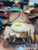 WESTERN BARREL RACING SHOW HORSE SADDLE WITH TACK SET - 9