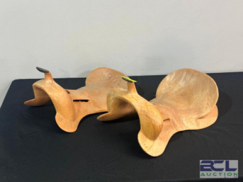 (2) - FIBERGLASS SADDLE TREES