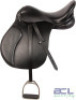 BLACK LEATHER SHOW JUMPING ENGLISH SADDLE PACKAGE - 2