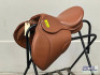 BROWN LEATHER SHOW JUMPING ENGLISH SADDLE PACKAGE