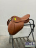 BROWN LEATHER SHOW JUMPING ENGLISH SADDLE PACKAGE - 2