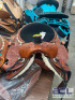 WESTERN BARREL RACING SHOW HORSE SADDLE WITH TACK SET - 10