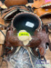 WESTERN BARREL RACING SHOW HORSE SADDLE WITH TACK SET - 9