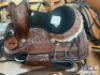 WESTERN BARREL RACING SHOW HORSE SADDLE WITH TACK SET - 11
