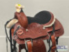 WESTERN BARREL RACING SHOW HORSE SADDLE WITH TACK SET