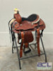 WESTERN BARREL RACING SHOW HORSE SADDLE WITH TACK SET - 2