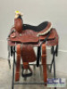 WESTERN BARREL RACING SHOW HORSE SADDLE WITH TACK SET - 3