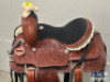 WESTERN BARREL RACING SHOW HORSE SADDLE WITH TACK SET - 5