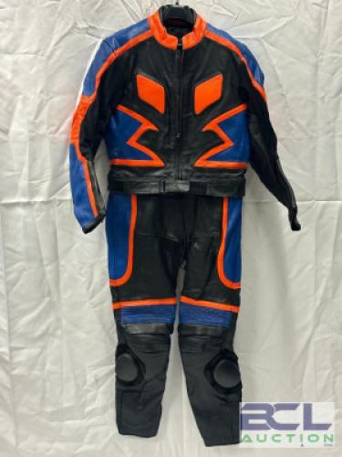 FULL LEATHER MOTORCYCLE RACING SUIT