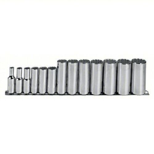 DESCRIPTION: (1) SOCKET SETBRAND/MODEL: PROTO&nbsp;INFORMATION: 13PCS, 3/8" DRIVESIZE: 1/4" - 15/16"RETAIL$: $270.03 EAQTY: 1