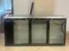 THREE GLASS DOOR BACK BAR COOLER - 3