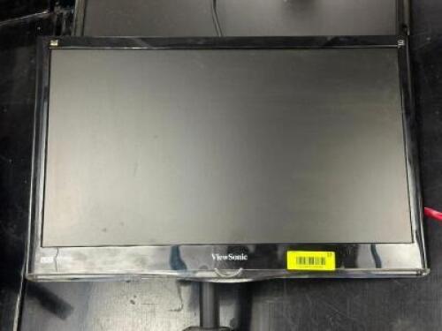 (2) - DESK MOUNTED COMPUTER MONITORS