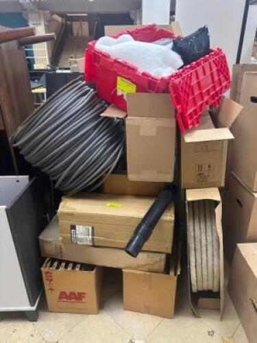 LARGE GROUP OF ASSORTED HARDWARE AND BUILDING MATERIALS