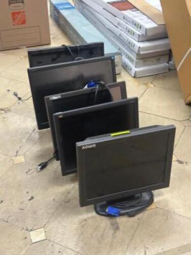 (5) - ASSORTED COMPUTER MONITORS