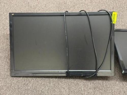 (2) - DESK MOUNTED COMPUTER MONITORS