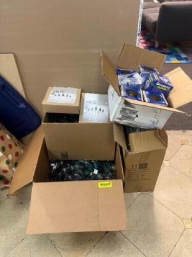 ASSORTED LIGHTING AND REPLACEMENT BULBS