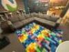 MODULAR SOFA SECTIONAL WITH RUG