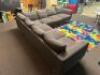 MODULAR SOFA SECTIONAL WITH RUG - 9