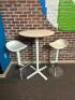 (3) - PC. HIGH TOP DINNING TABLE AND CHAIRS SET - 2