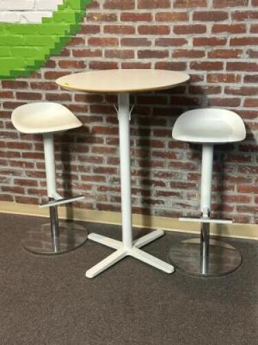 (3) - PC. HIGH TOP DINNING TABLE AND CHAIRS SET