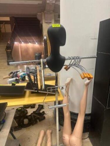 MANNEQUIN WITH WARDROBE HANGER