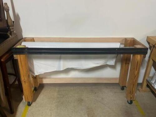ROLLING WRAP DISPENSER CART