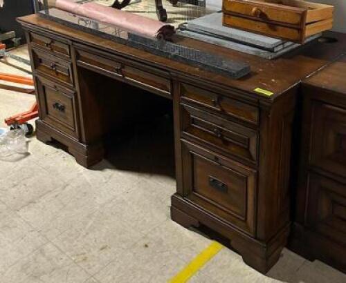 VINTAGE EXECUTIVE DESK