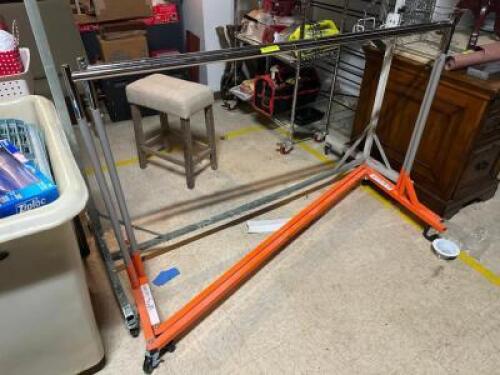 (2) - ROLLING RACK