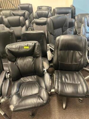(10) - ROLLING OFFICE CHAIRS