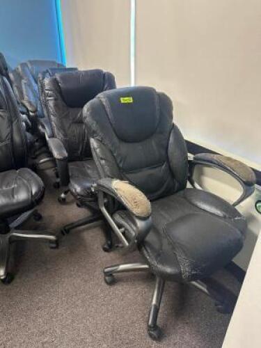 (10) - ROLLING OFFICE CHAIRS